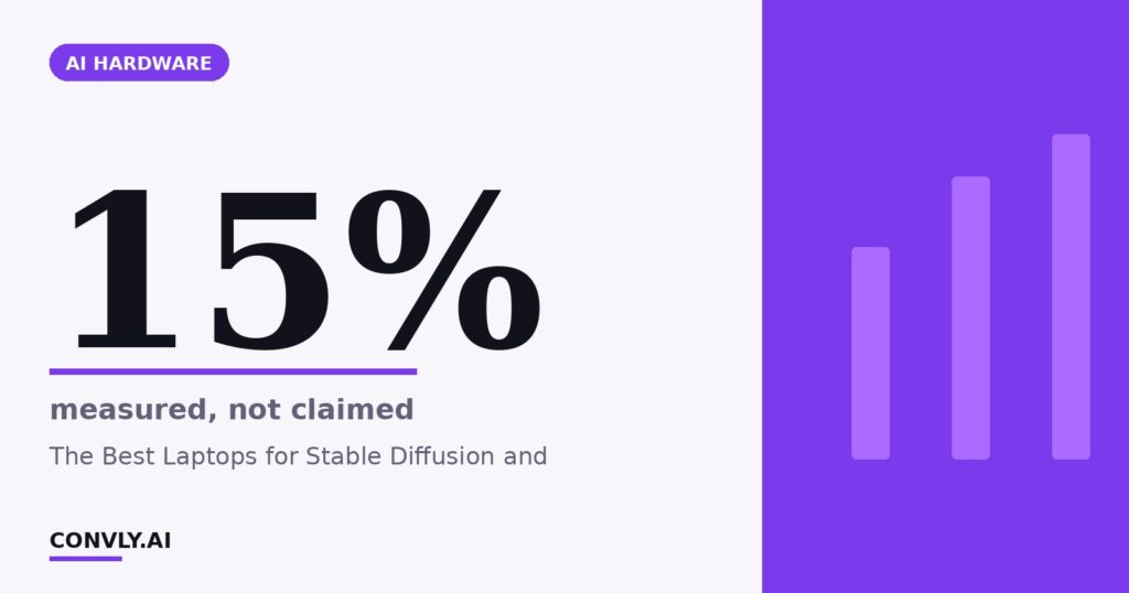15% — measured, not claimed. The Best Laptops for Stable Diffusion and.