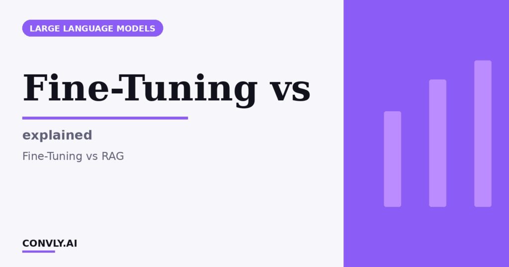 Fine-Tuning vs — explained. Fine-Tuning vs RAG.