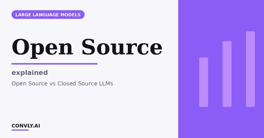 Open Source — explained. Open Source vs Closed Source LLMs.