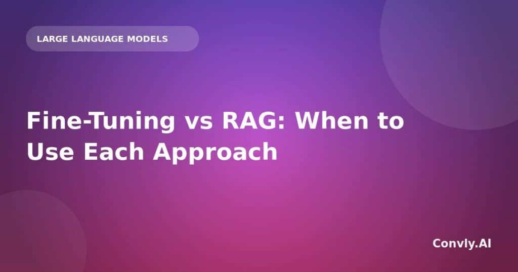 Comparison of fine-tuning and RAG methods for AI model training.