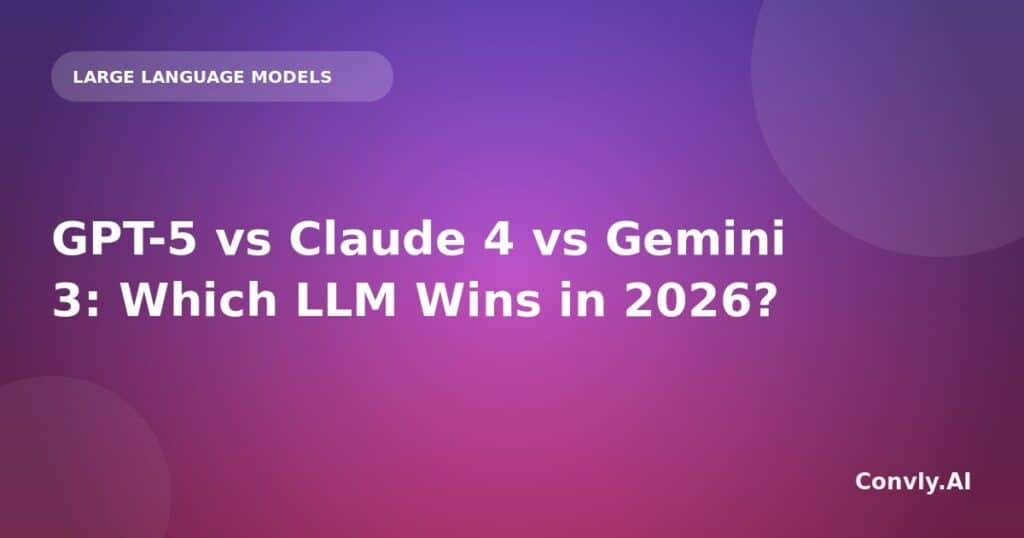 AI language model comparison for 2026.