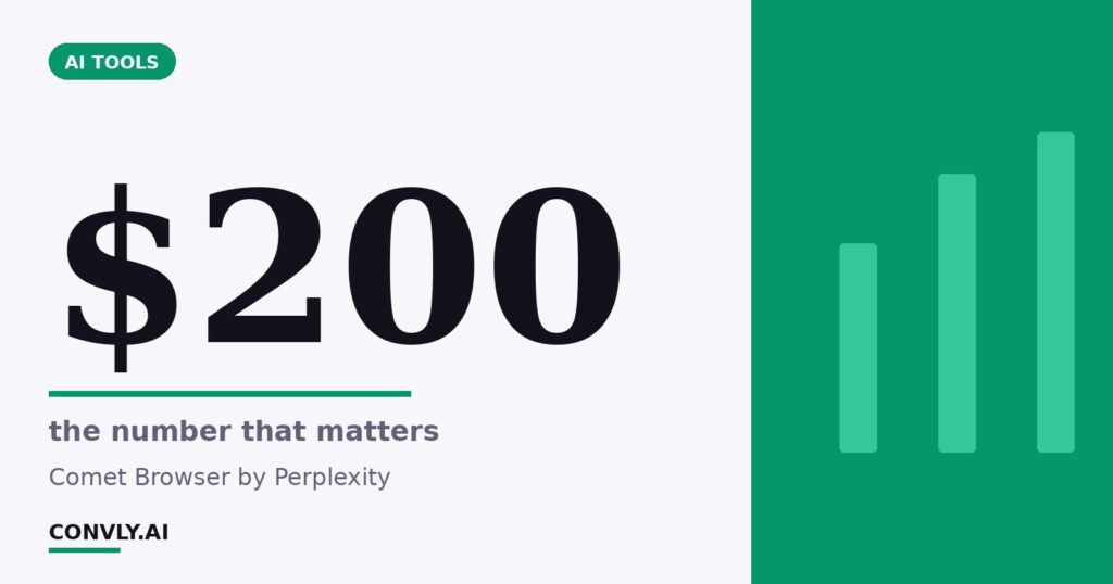 $200 — the number that matters. Comet Browser by Perplexity.