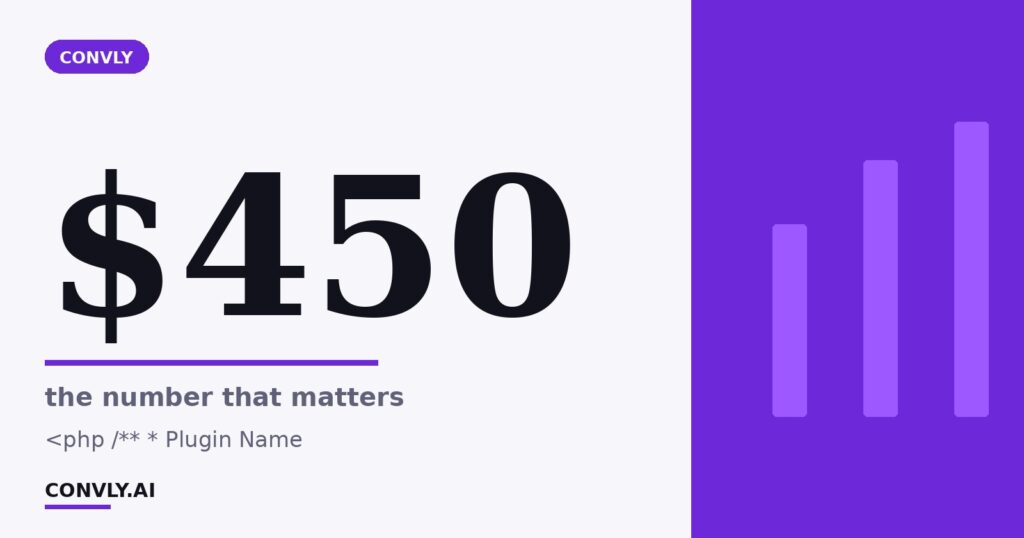 $450 — the number that matters.