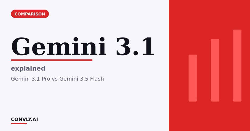 Gemini 3.1 — explained. Gemini 3.1 Pro vs Gemini 3.5 Flash.
