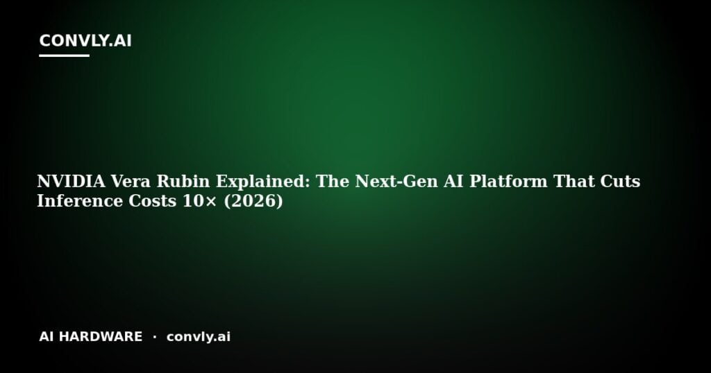 NVIDIA Vera Rubin Explained: The Next-Gen AI Platform That Cuts Inference Costs 10× (2026)
