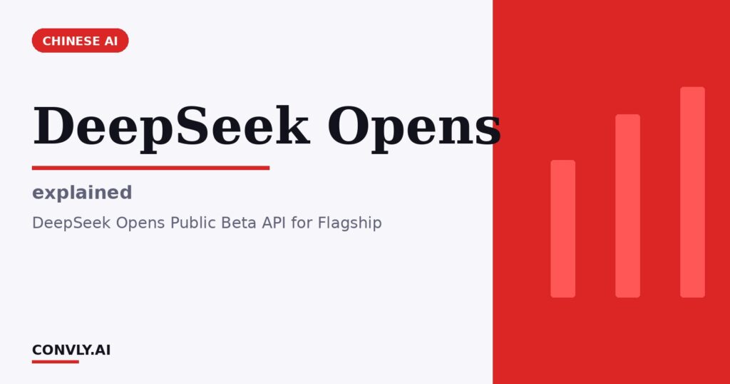 DeepSeek Opens Public Beta API for Flagship AI Model 9 DeepSeek Opens — explained. DeepSeek Opens Public Beta API for Flagship.