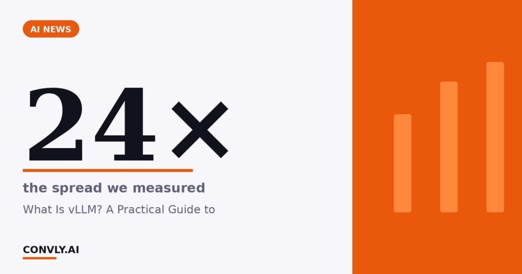 24× — the spread we measured. What Is vLLM? A Practical Guide to.