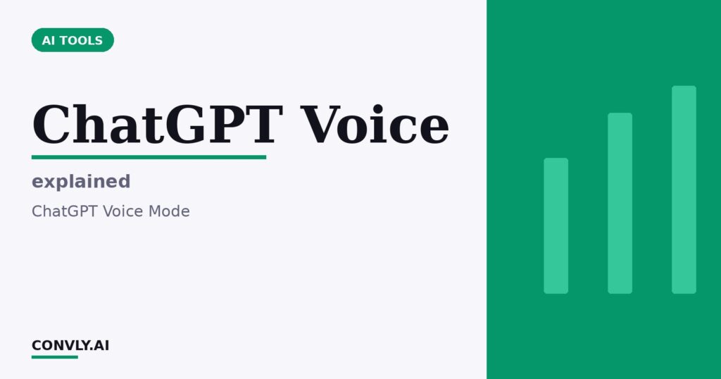 ChatGPT Voice — explained. ChatGPT Voice Mode.